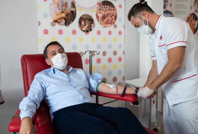 Donación de sangre de colectivos del Carnaval