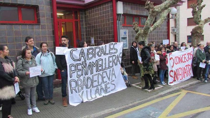 La manifestación que tuvo lugar en Llanes la semana pasada.