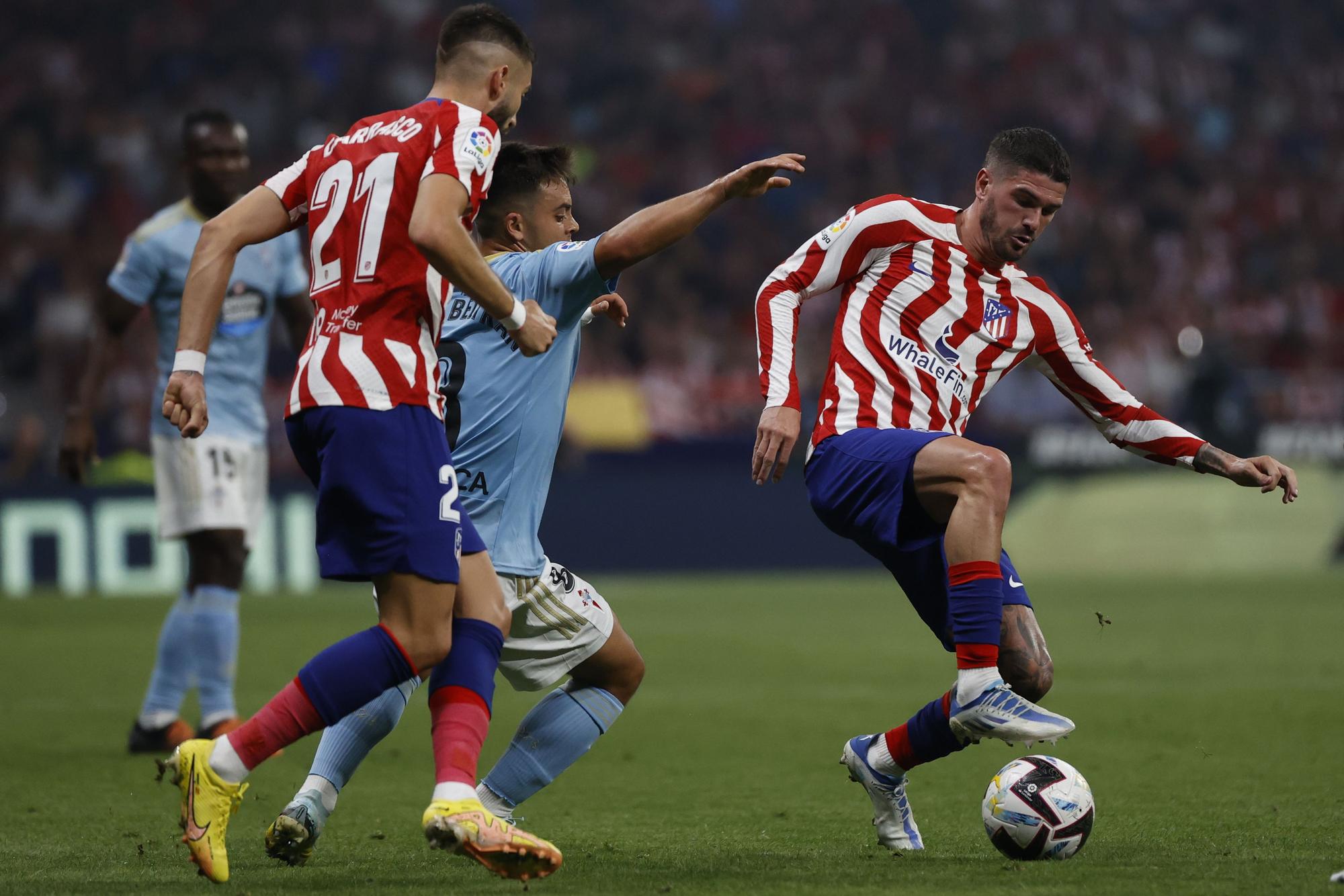 Las imágenes que resumen los mejores momentos del partido Atlético de Madrid 4-1 Celta