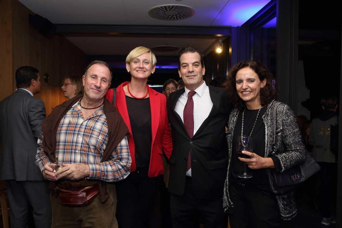 Tino Soriano, fotógrafo; Markéta Lehečková, directora de CzechTourism en España; Luis Uribarri, redactor jefe de VIAJAR y Cristina Ferreira de Planisferio Comunicación