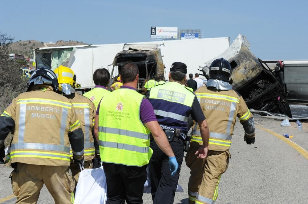 Las imágenes del accidente