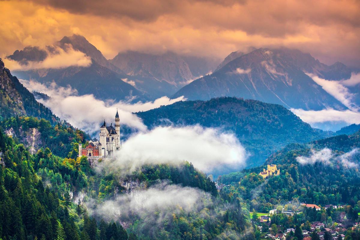 Castillo de Neuschwanstein, Baviera, Alemania