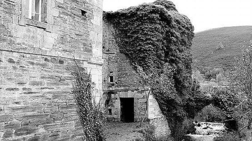 La maleza cubre la parte del monasterio peor conservada y la que el Principado acaba de adquirir.