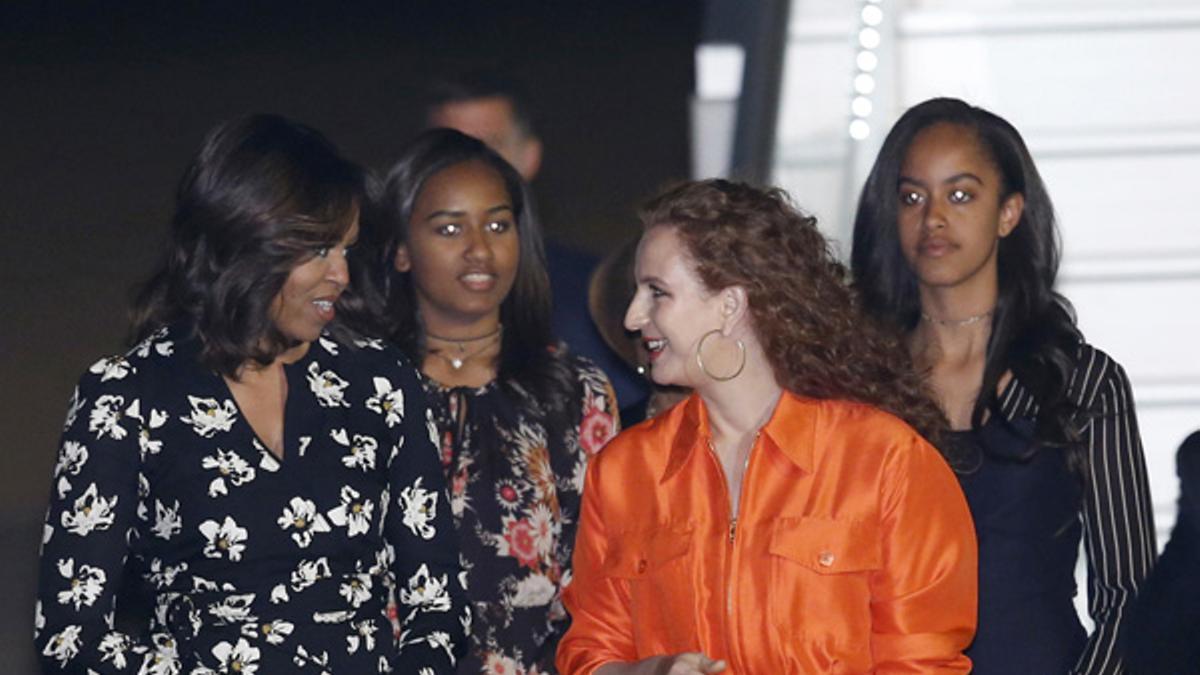 Michelle Obama y la princesa Lalla Salma