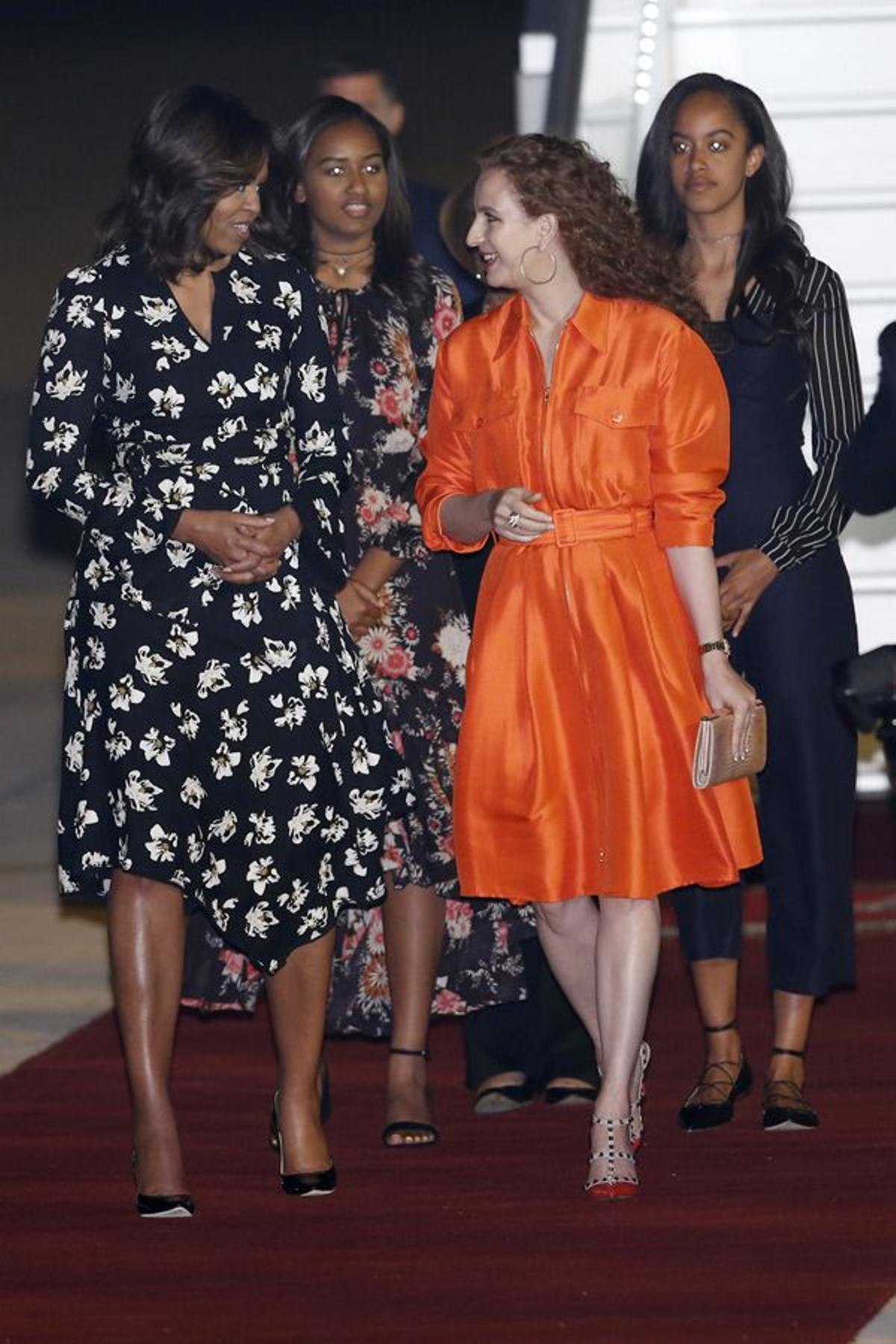 Michelle Obama y la princesa Lalla Salma