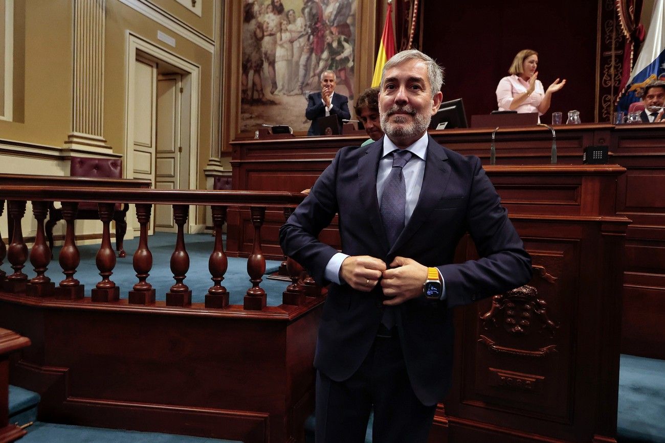 Segunda sesión del debate de investidura en el Parlamento de Canarias