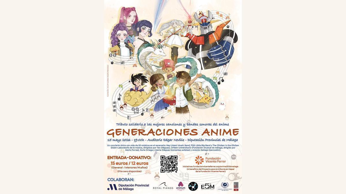 CARTEL CONCIERTO ANIME