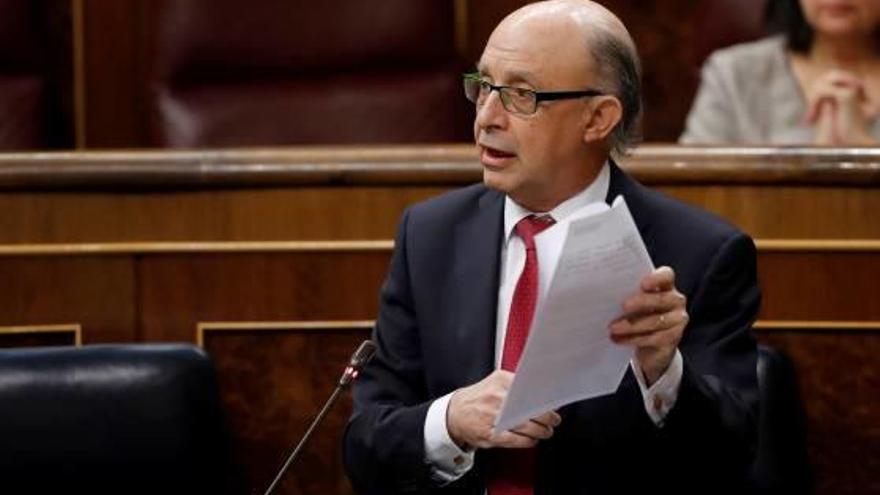 Montoro va donar explicacions sobre els Pressupostos al Congrés.