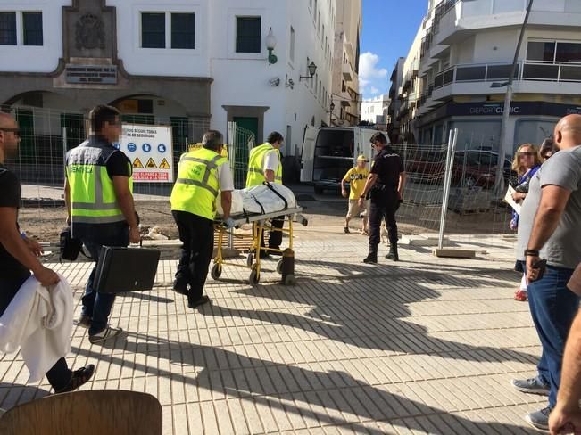 Un hombre fallece ahogado cerca del Muelle de la Pescadería de Arrecife