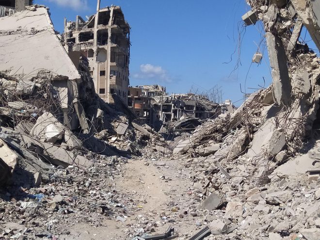 Les ruïnes de Gaza