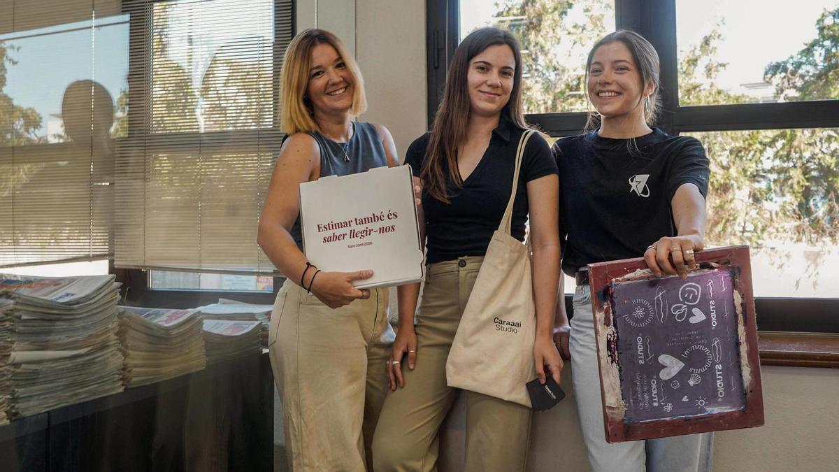 Èrica Bosch, Aina Girabal i  Imma Castellà, fundadores de Caraai Studio