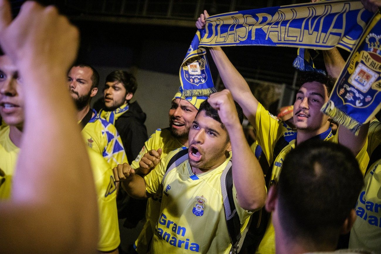 Derbi CD Tenerife - UD Las Palmas: Las aficiones abandonan el Heliodoro tras el partido del miércoles