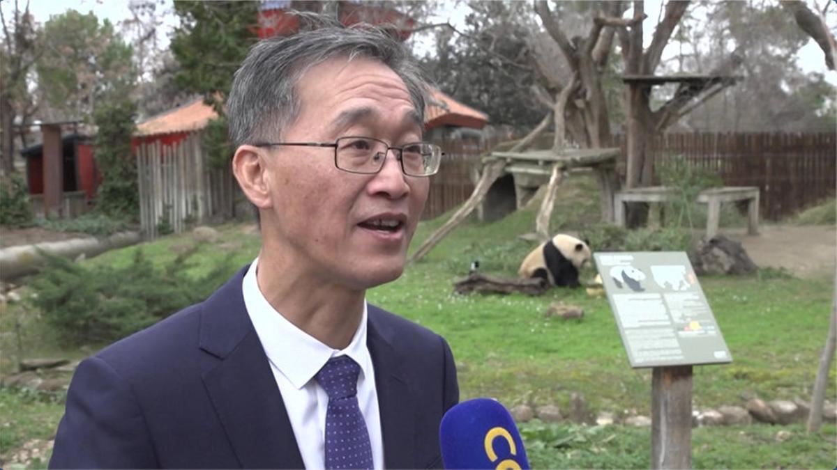 Yao Jing, embajador de China en España, en Madrid,  22 de febrero.