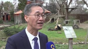 Yao Jing, embajador de China en España, en Madrid,  22 de febrero.