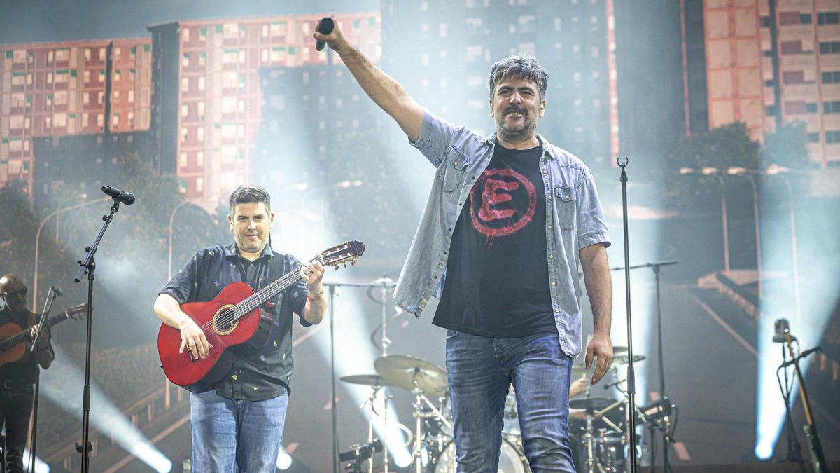 Concierto de Estopa en el Estadi Olímpic