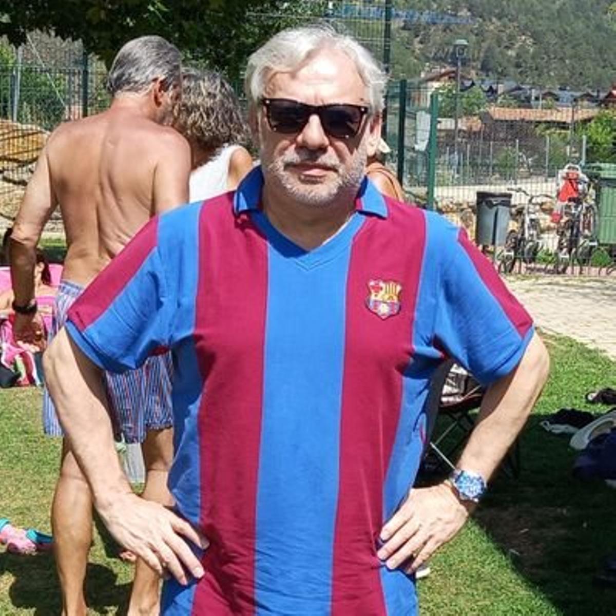 Quim Molins, socio del Barça y fundador de 'Un Crit Valent'