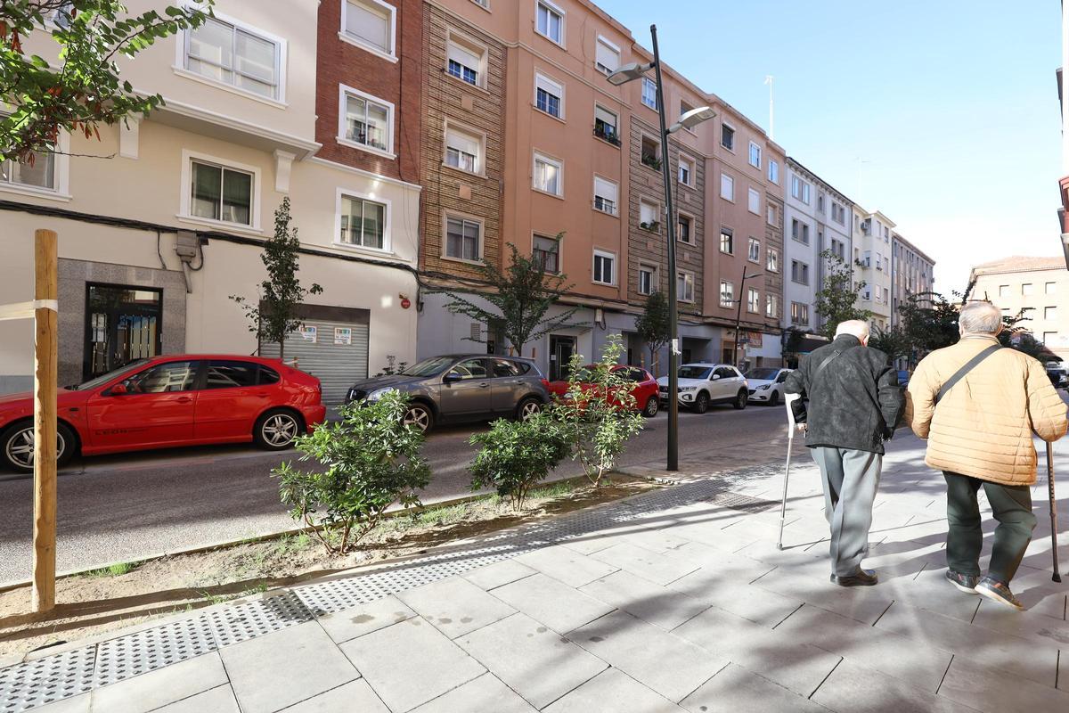 Este es el estado actual de la calle Ricla de Zaragoza