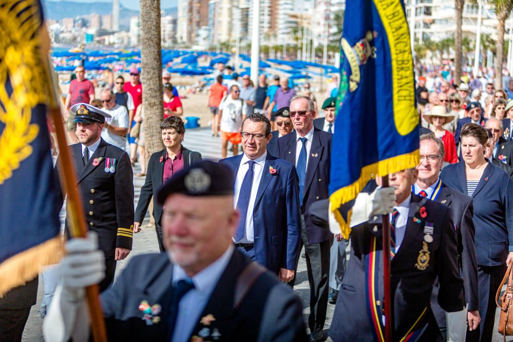 La Royal British Legion celebra un año más un desfile en honor a los soldados que murieron en la Primera Guerra Mundial