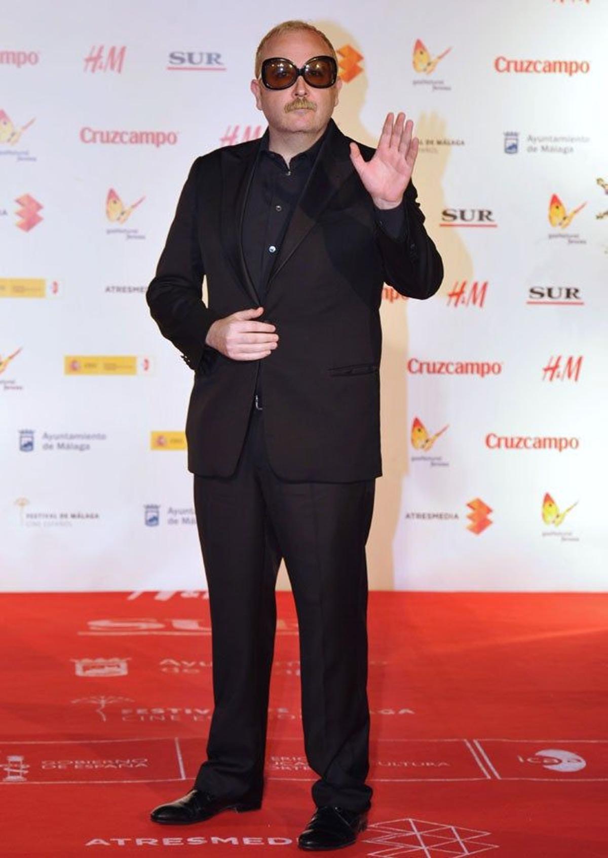 Carlos Areces, en la alfombra roja del Festival de Cine de Málaga