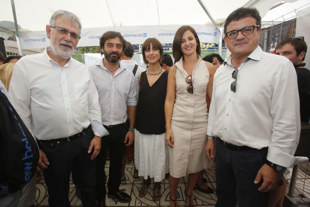 El presidente de IFA José Luis Gisbert, el director comercial de INFORMACIÓN, Víctor San Bartolomé, la jefa de publicidad de INFORMACIÓN, Ester Azuar, y la directora general de IFA, Esther Guilabert