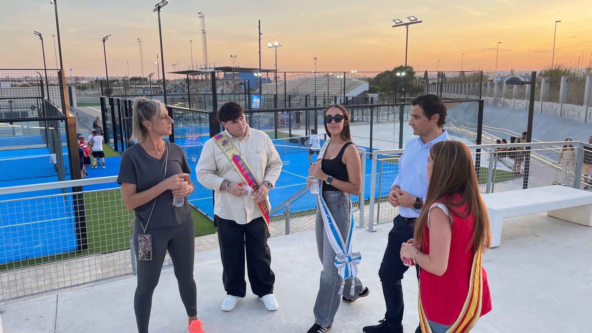 Reapertura de las pistas deportivas de pádel y frontenis en la Ciudad Deportiva de Torrevieja