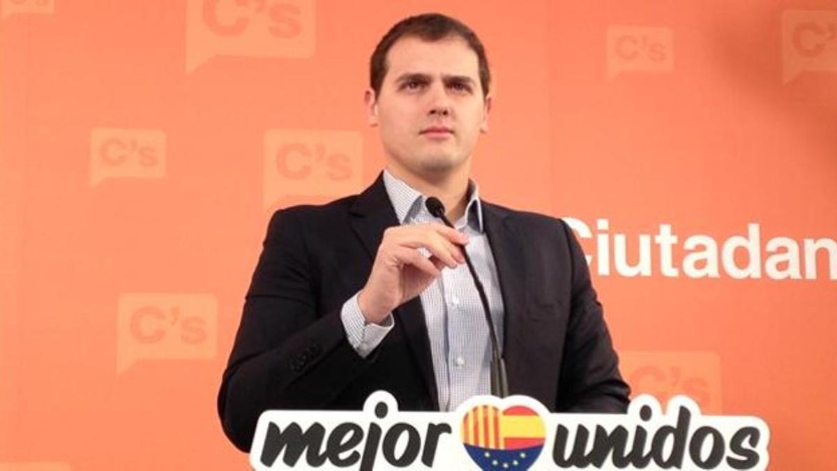 El presidente de Ciutadans, Albert Rivera.