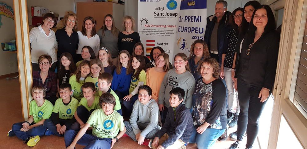 El col·legi Sant Josep rep la visita de la coordinadora de les eTwinning