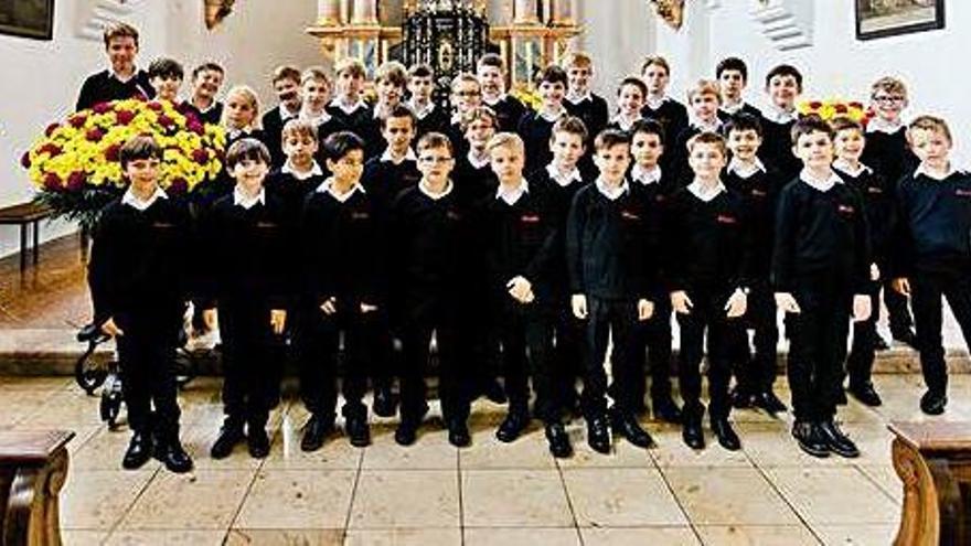 Los componentes del Münchner Knabenchor.