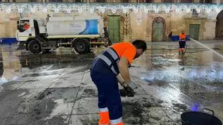 Más de 767.000 kilos de residuos recogidos durante las Hogueras