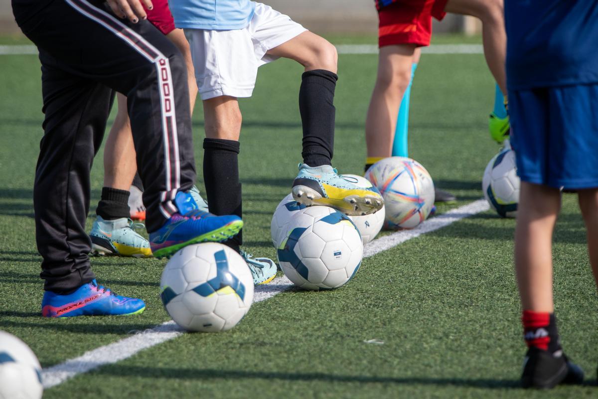 Beim  &quot;Soccer Training Mallorca&quot; in der Gemeinde Sant Llorenç.