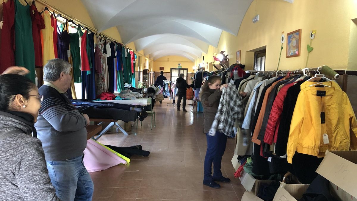 Mercadillo de 'Las Azules', en una edición anterior.