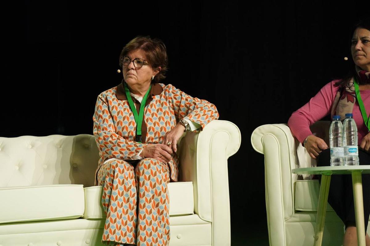 La alcaldesa de Villanueva de Córdoba, Lola Sánchez, ha intervenido ante el plenario del 16º Congreso del PP andaluz.