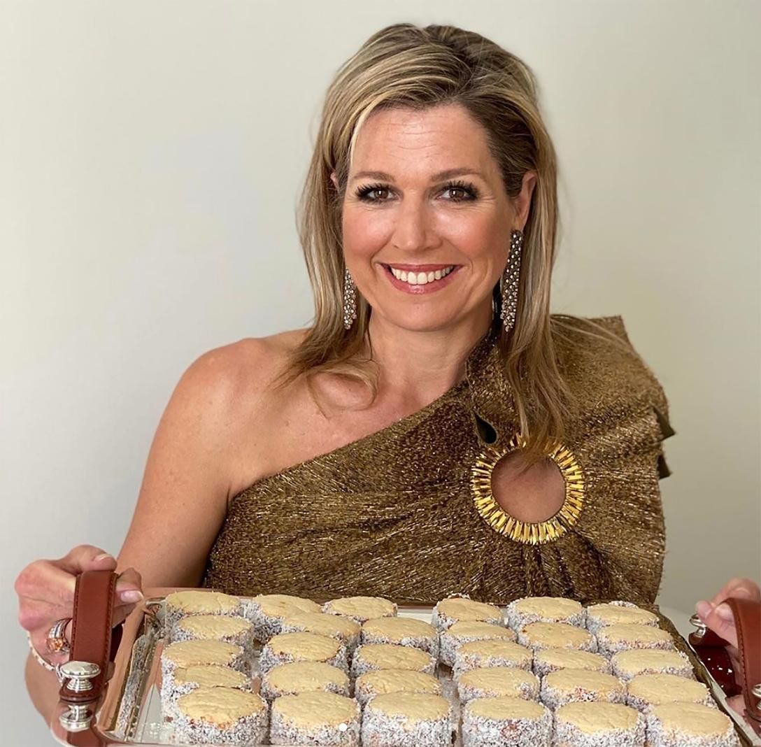 Máxima de Holanda el día de su cumpleaños