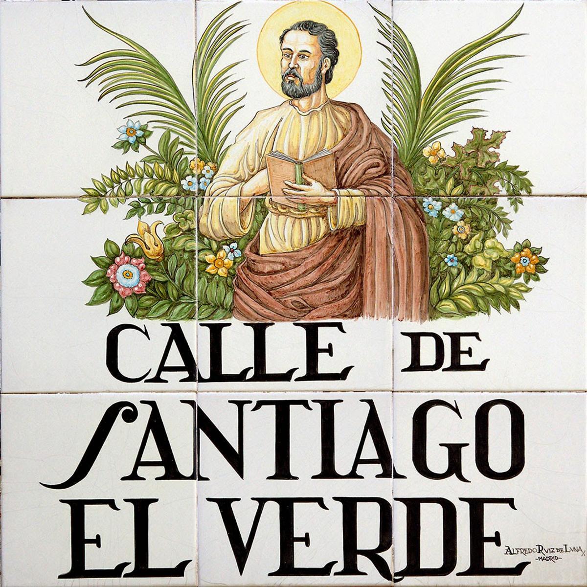 Calle de Santiago el Verde en Embajadores, Madrid.
