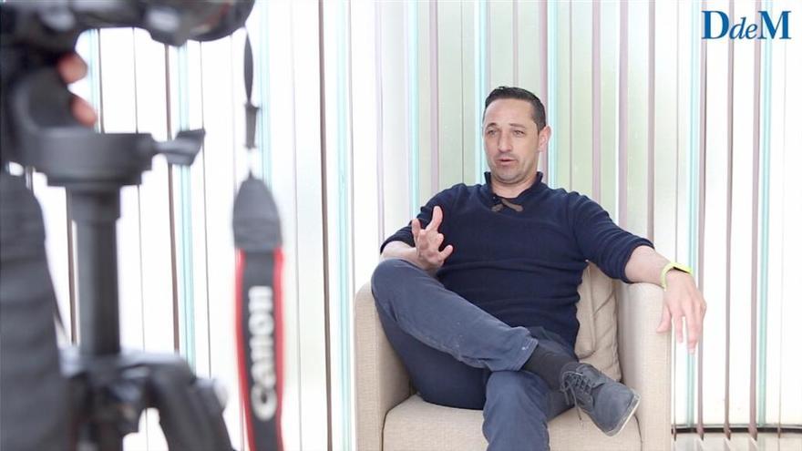 Silvestre del RÃo durante la grabación del primer vÃdeo, que Diario de Mallorca estrena este miércoles, 11 de marzo.