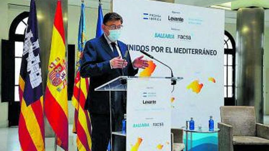 Puig, durante su intervención en el encuentro. | M. A. MONTESINOS
