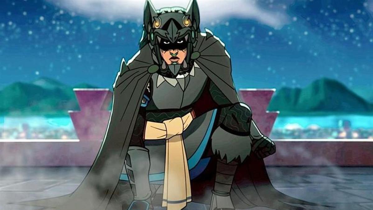 Fotograma de la película "Batman azteca"