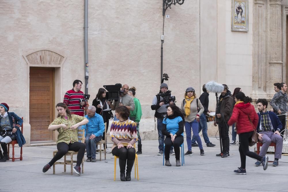 Rodaje de la película musical 'Mambo' en Velluters