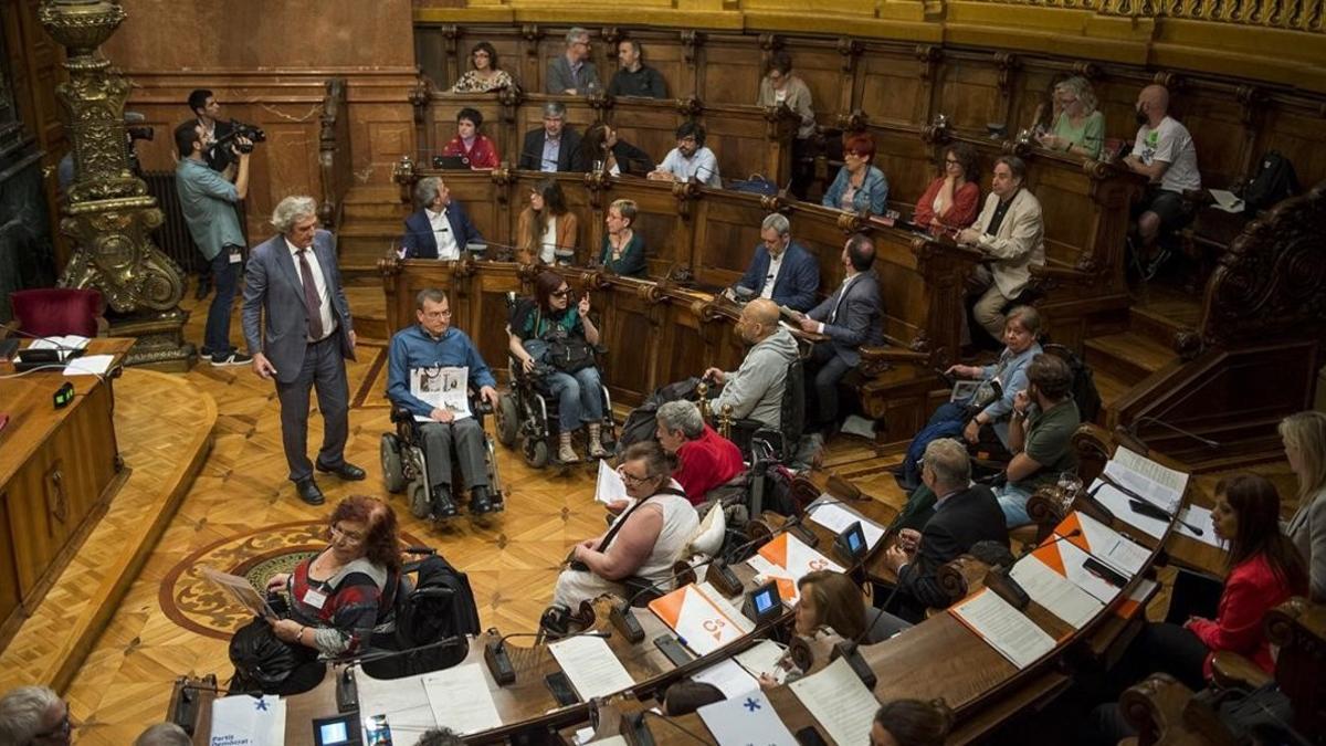 Pleno del Ayuntamiento de Barcelona