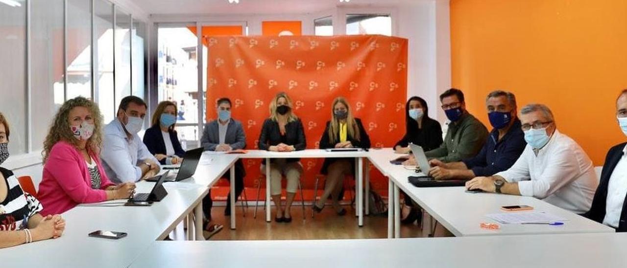 Imagen de archivo de una reunión del comité autonómico de Ciudadanos