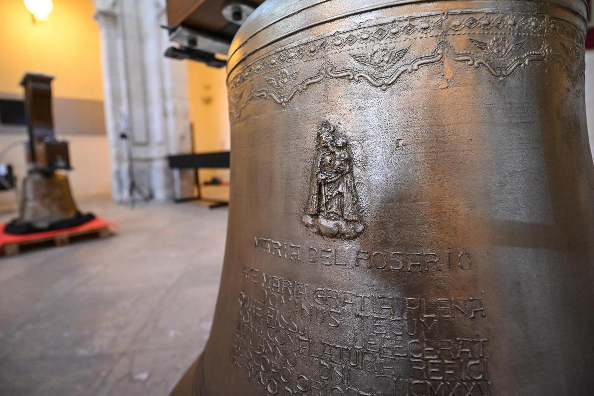 Así han quedado las campanas de la Catedral de Orihuela tras su restauración