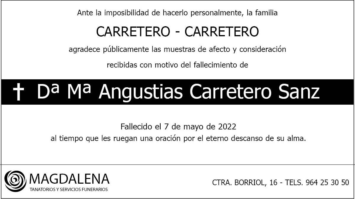 Dª Mª Angustias Carretero Sanz