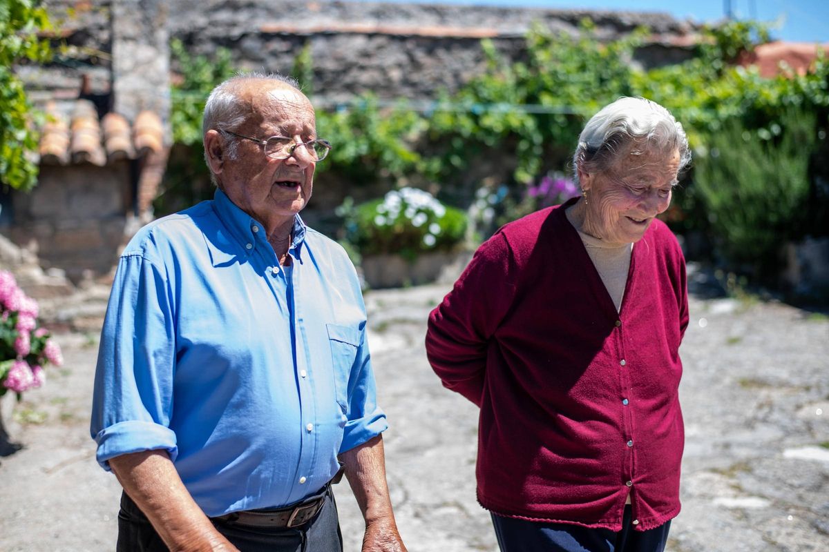 Pepe Muelas con su mujer, Teresa Martín