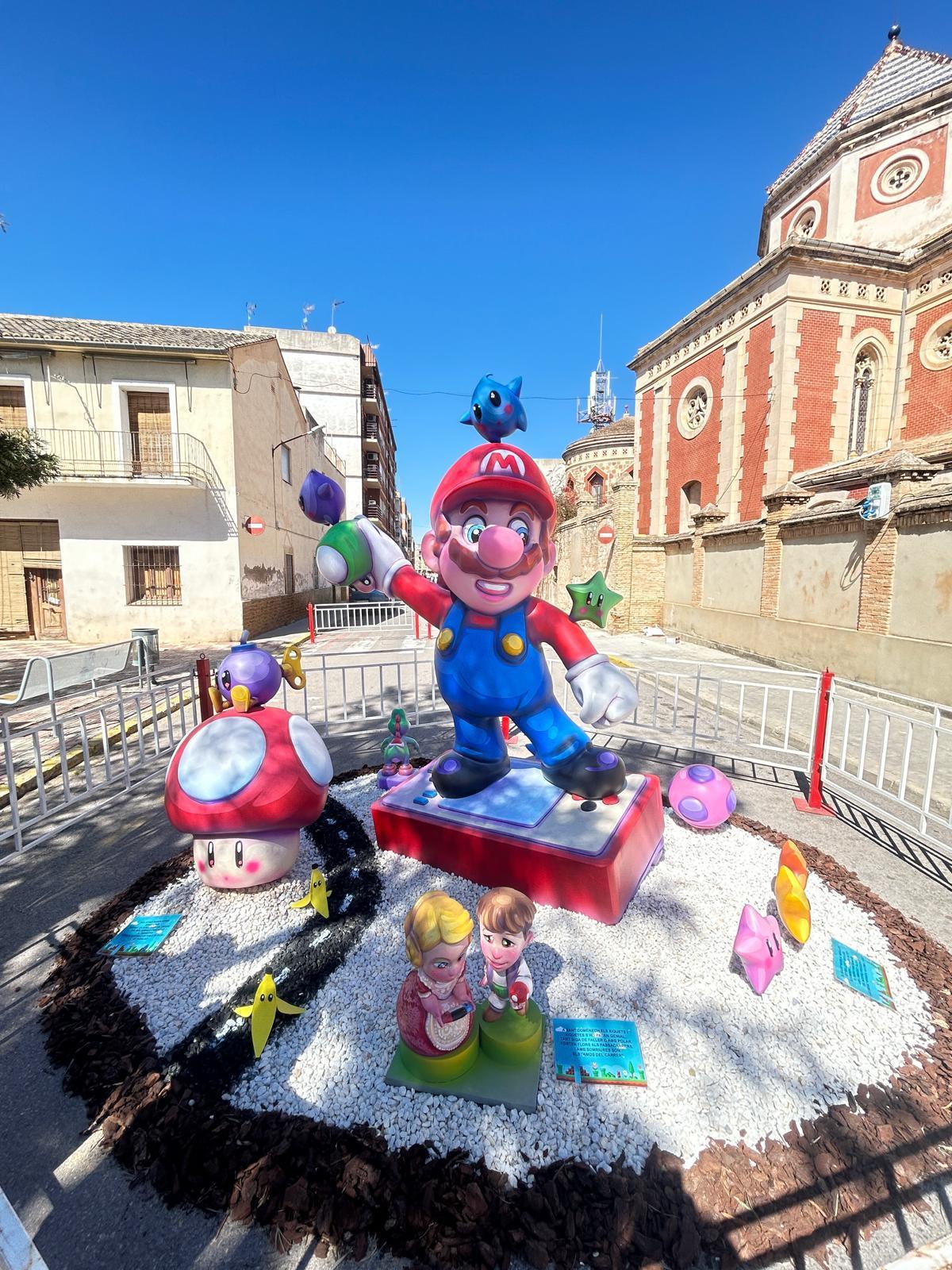 Falla infantil de Sant Doménech, primer premio infantil.