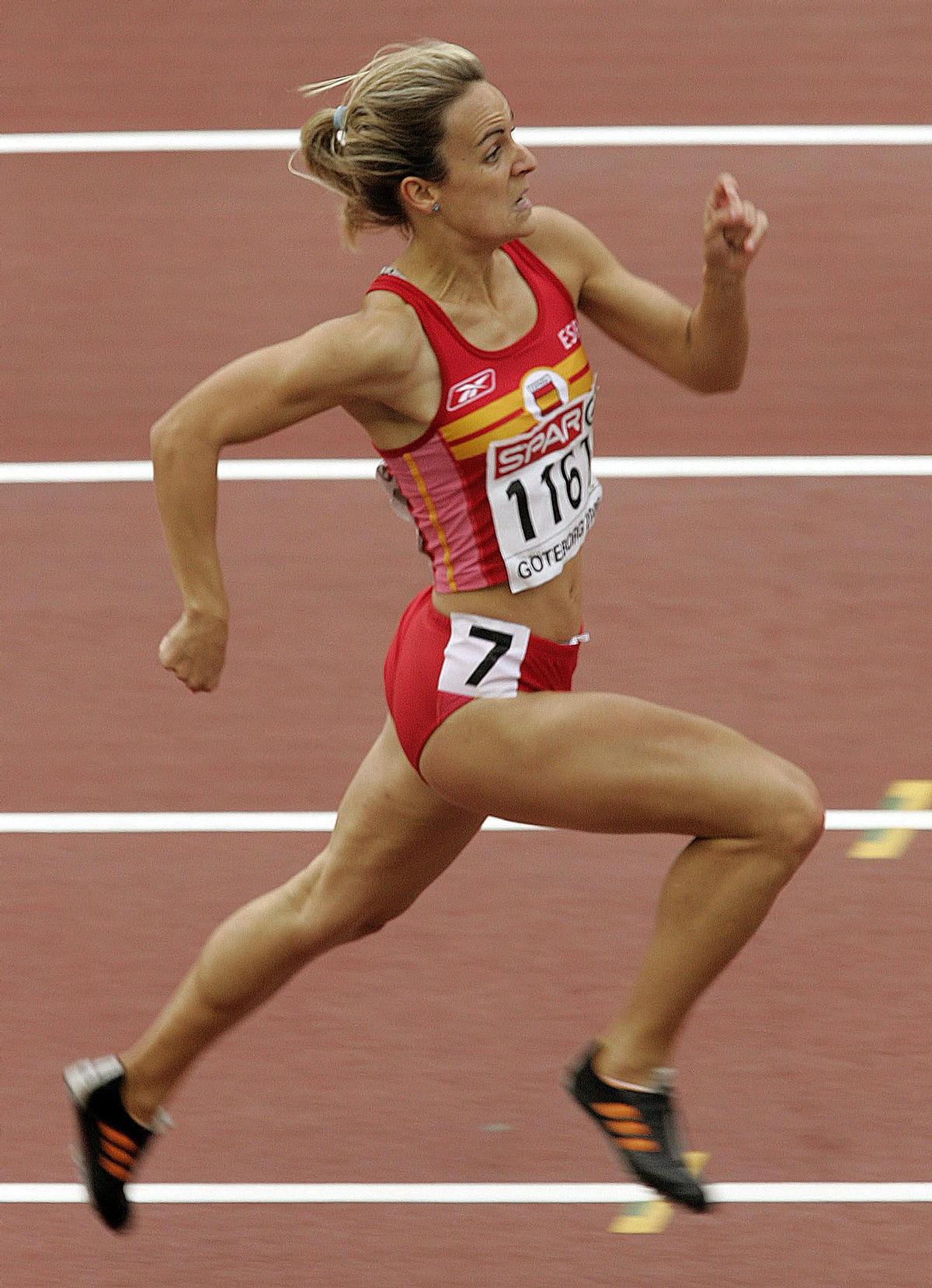 Belén Recio, en el Europeo de Suecia 2006.