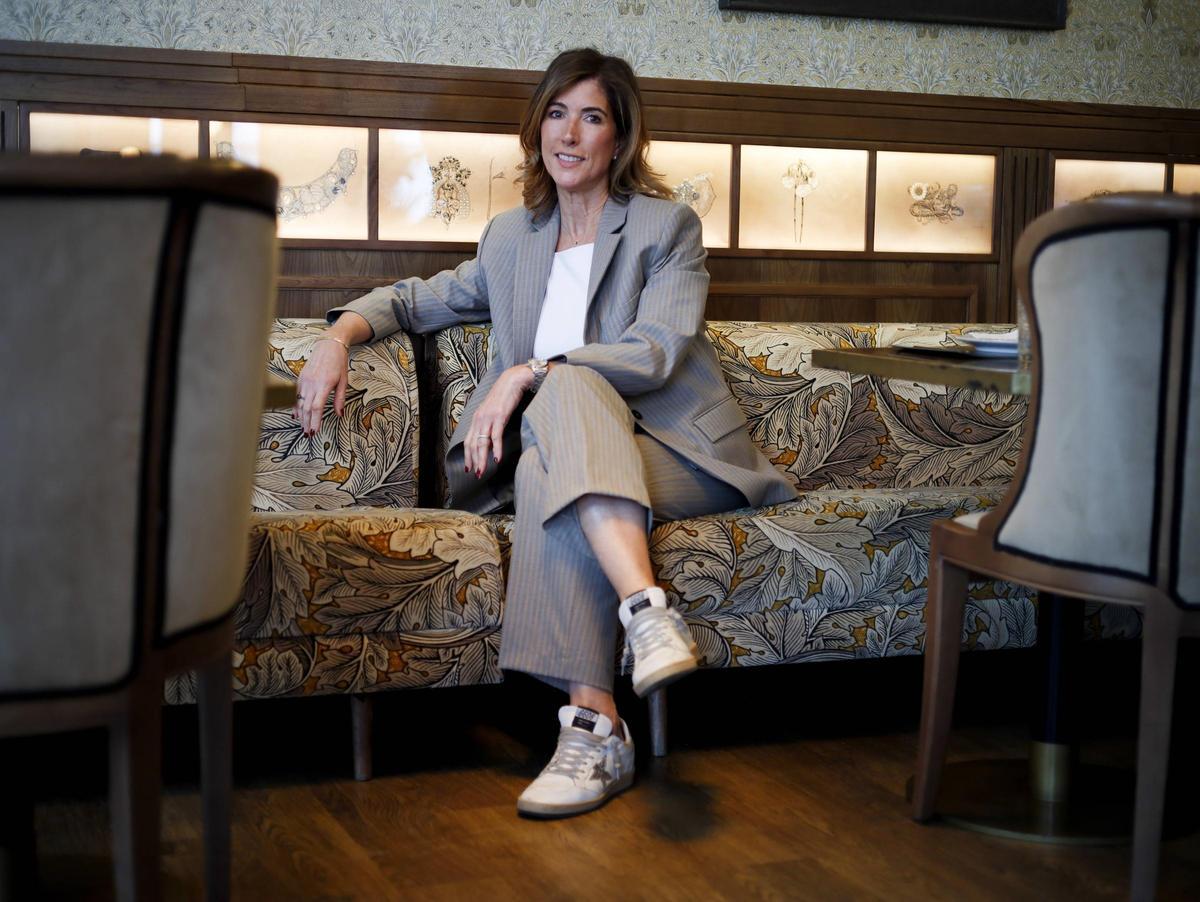 Mónica Bragado, hasta ahora presidenta del Consejo Social de la UPV en el lugar de la entrevista