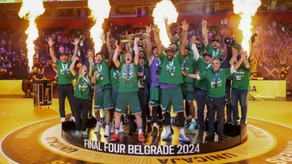 El Unicaja ganó en Belgrado la Final Four del año pasado.