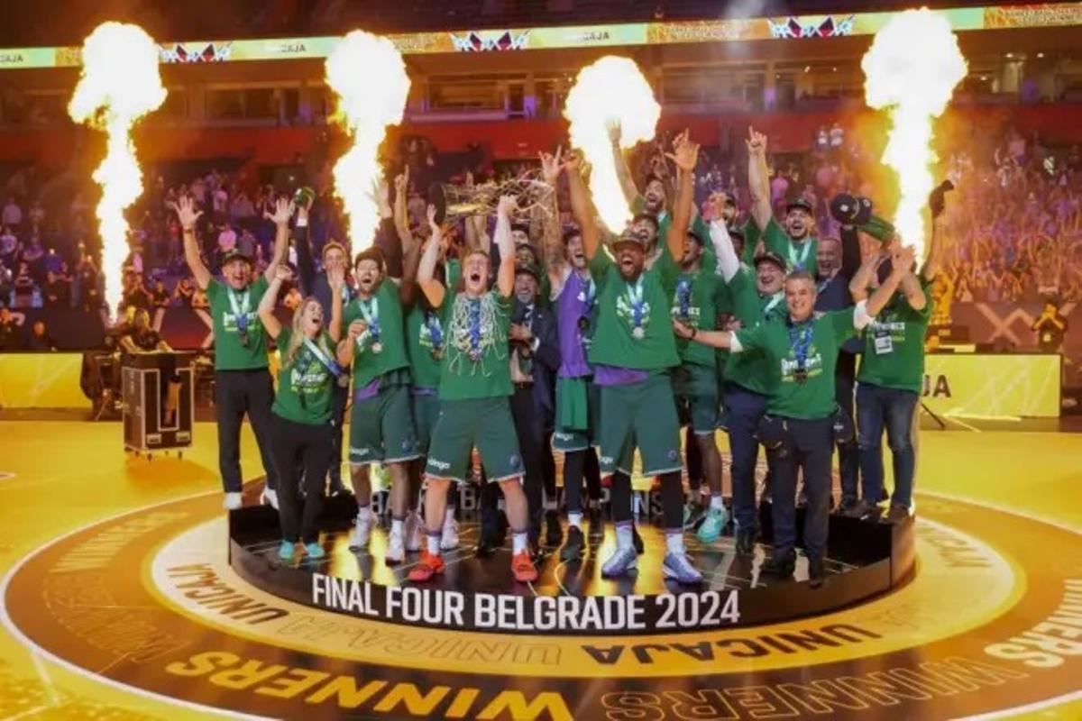 El Unicaja ganó en Belgrado la Final Four del año pasado.