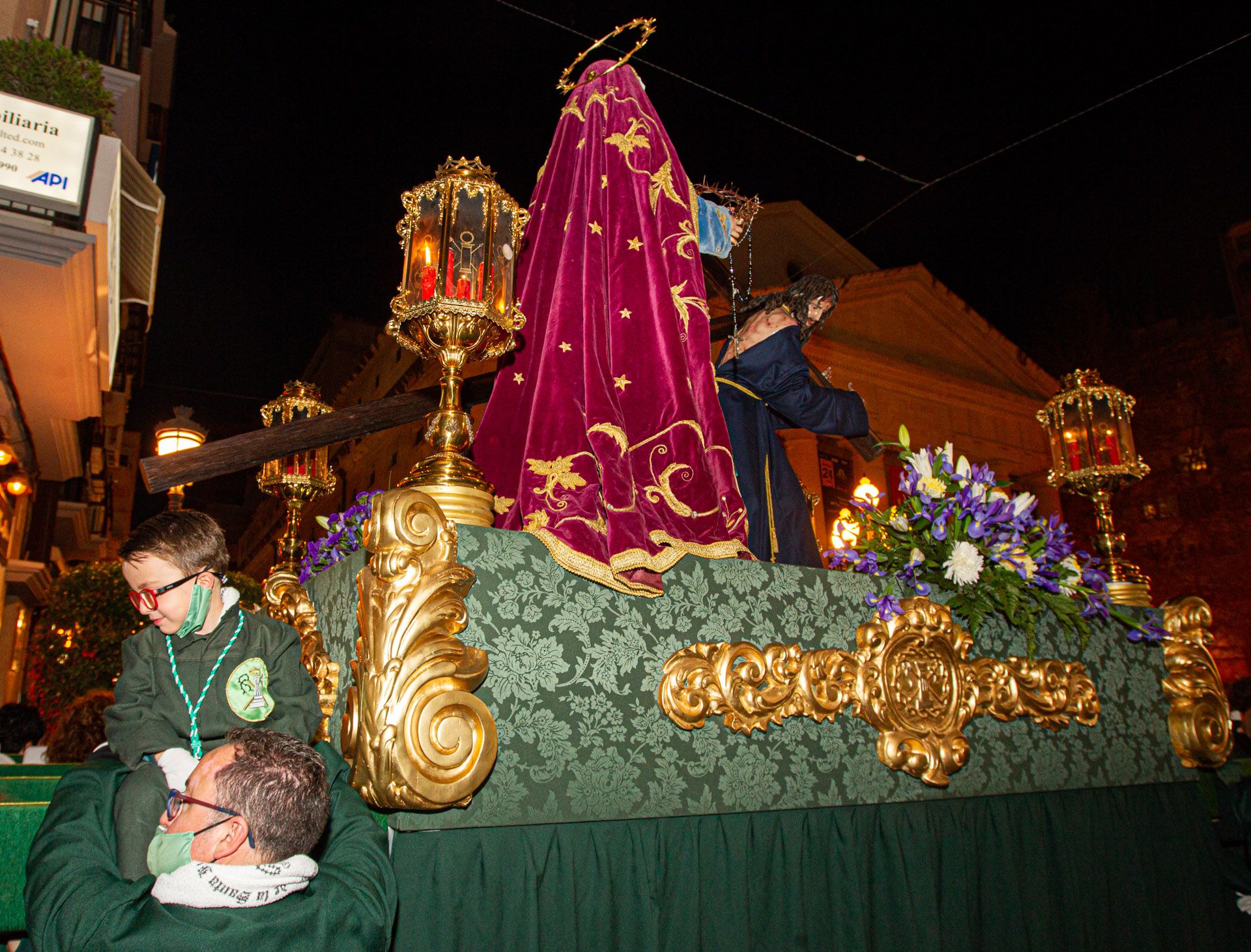 Cuatro Hermandades procesionan la tarde del Domingo de Ramos en Alicante