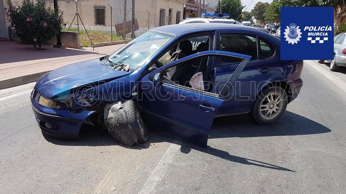 Estado en el que ha quedado el vehículo accidentado.